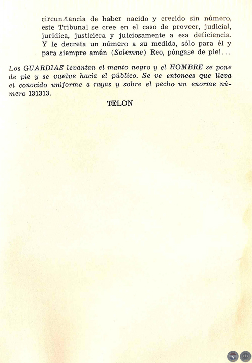TEATRO BREVE, 1969 - PLÁ/DOMÍNGUEZ - HISTORIA DE UN NÚMERO DE JOSEFINA PLÁ